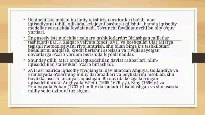 MILLIY HISOBCHILIK VA MAKROIQTISODIY KO’RSATKICHLAR 4