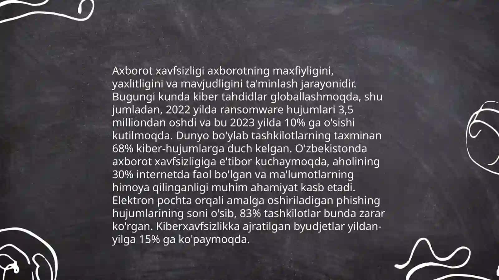 Axborot xuruji haqida 4