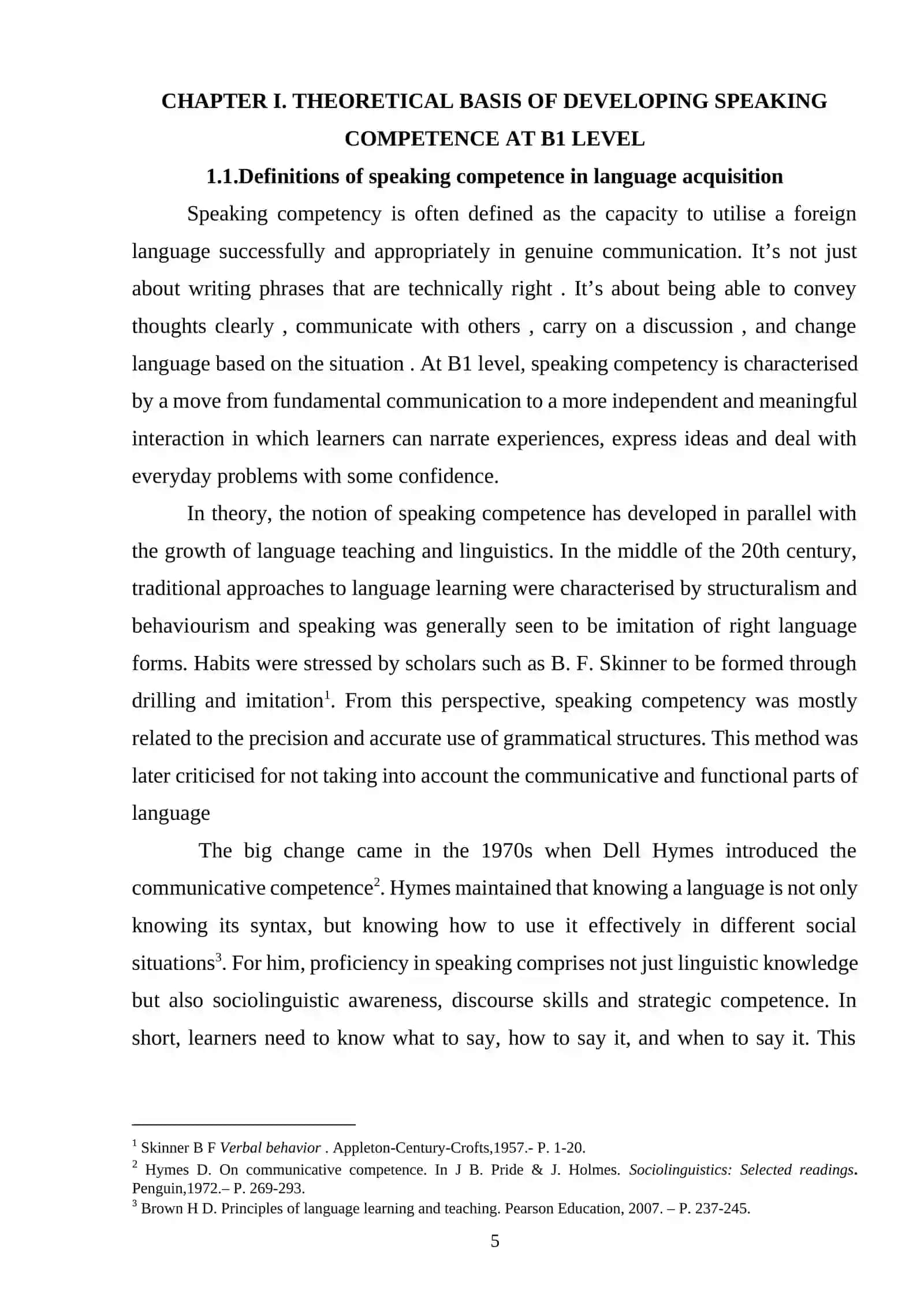 Developing speaking competence of B1 level learners 4