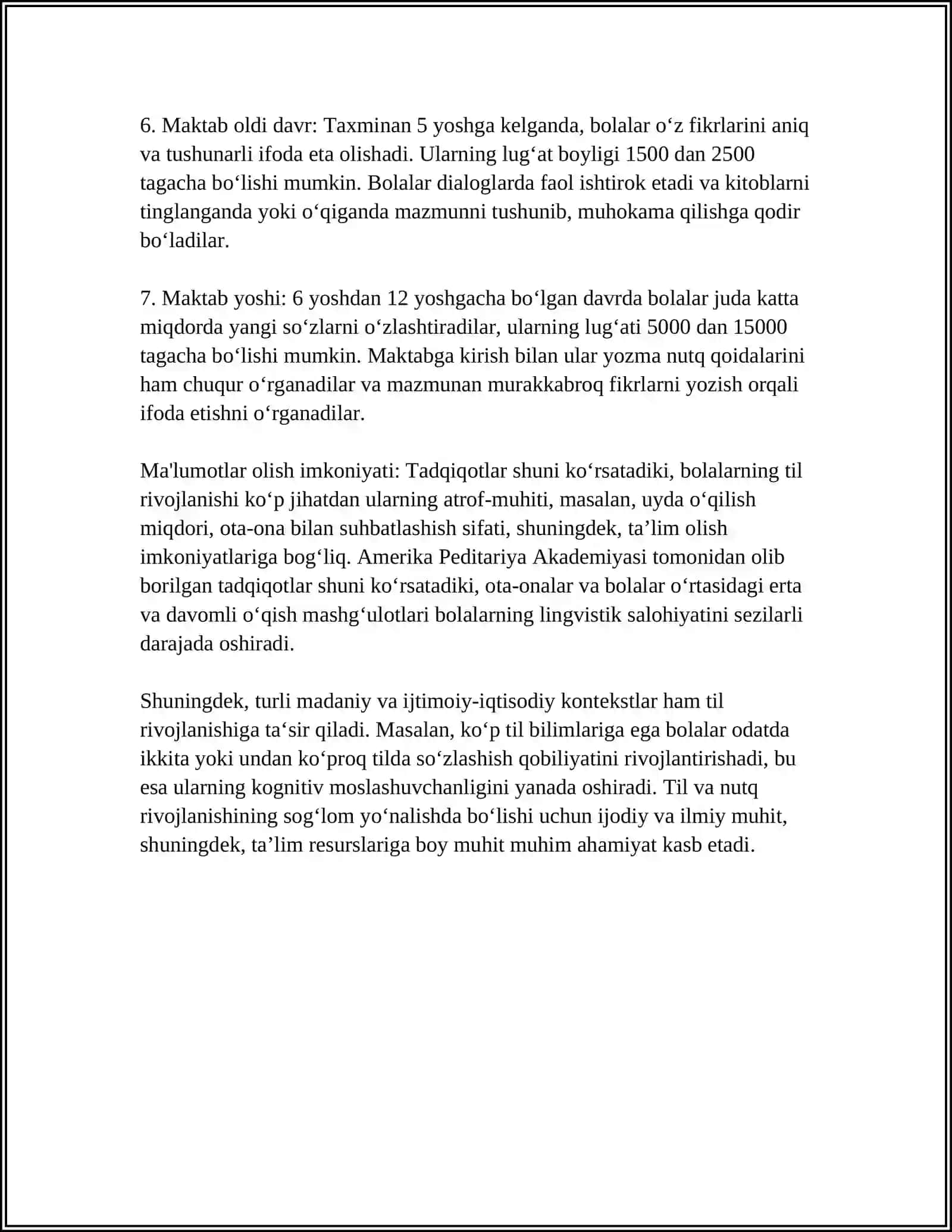 BOLADA BILISH QOBILIYATINING RIVOJLANISHI (2024-2025-o'quv yili) 4