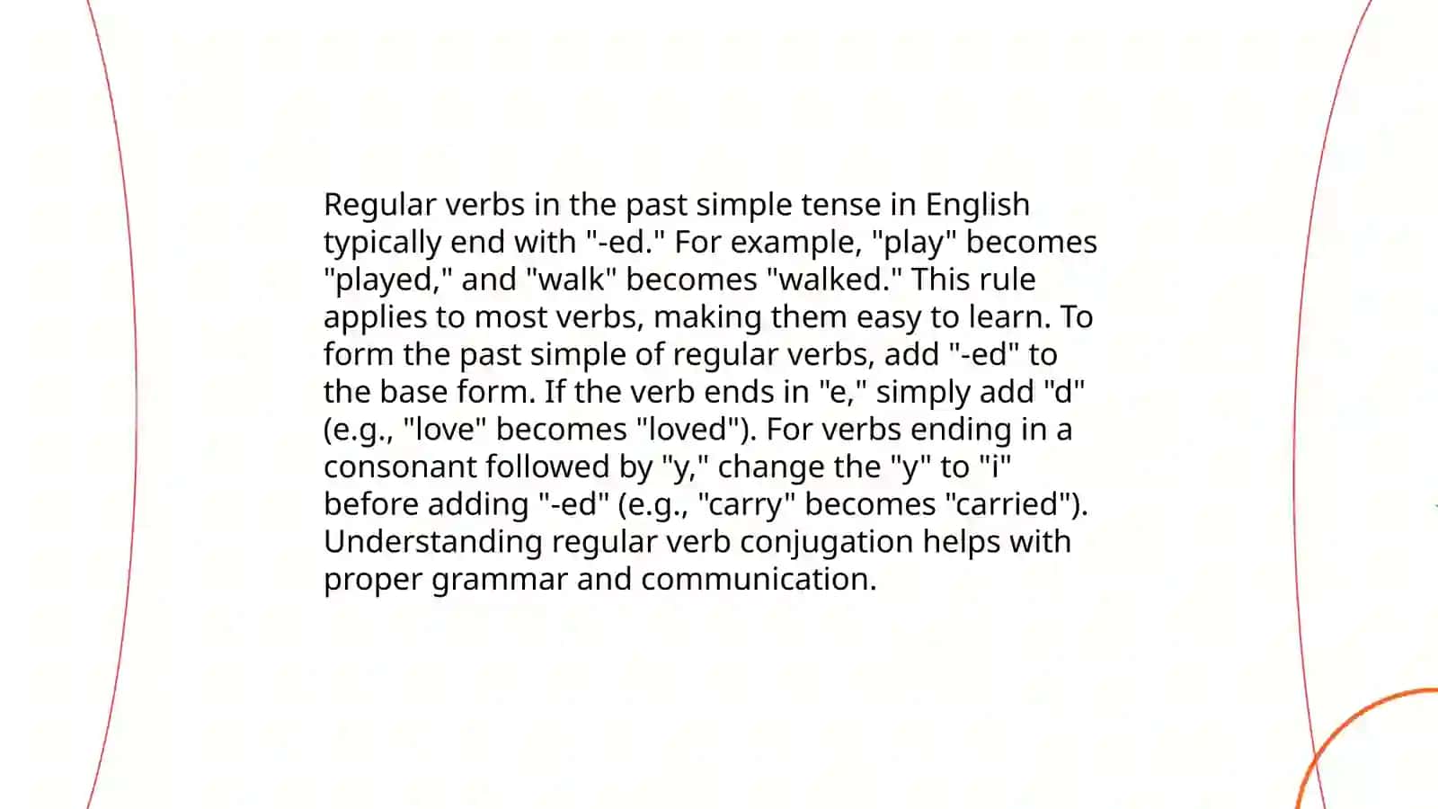 Past Simple 4