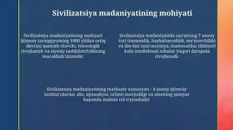 Tarix falsafasi va sivilizatsiya madaniyati 4