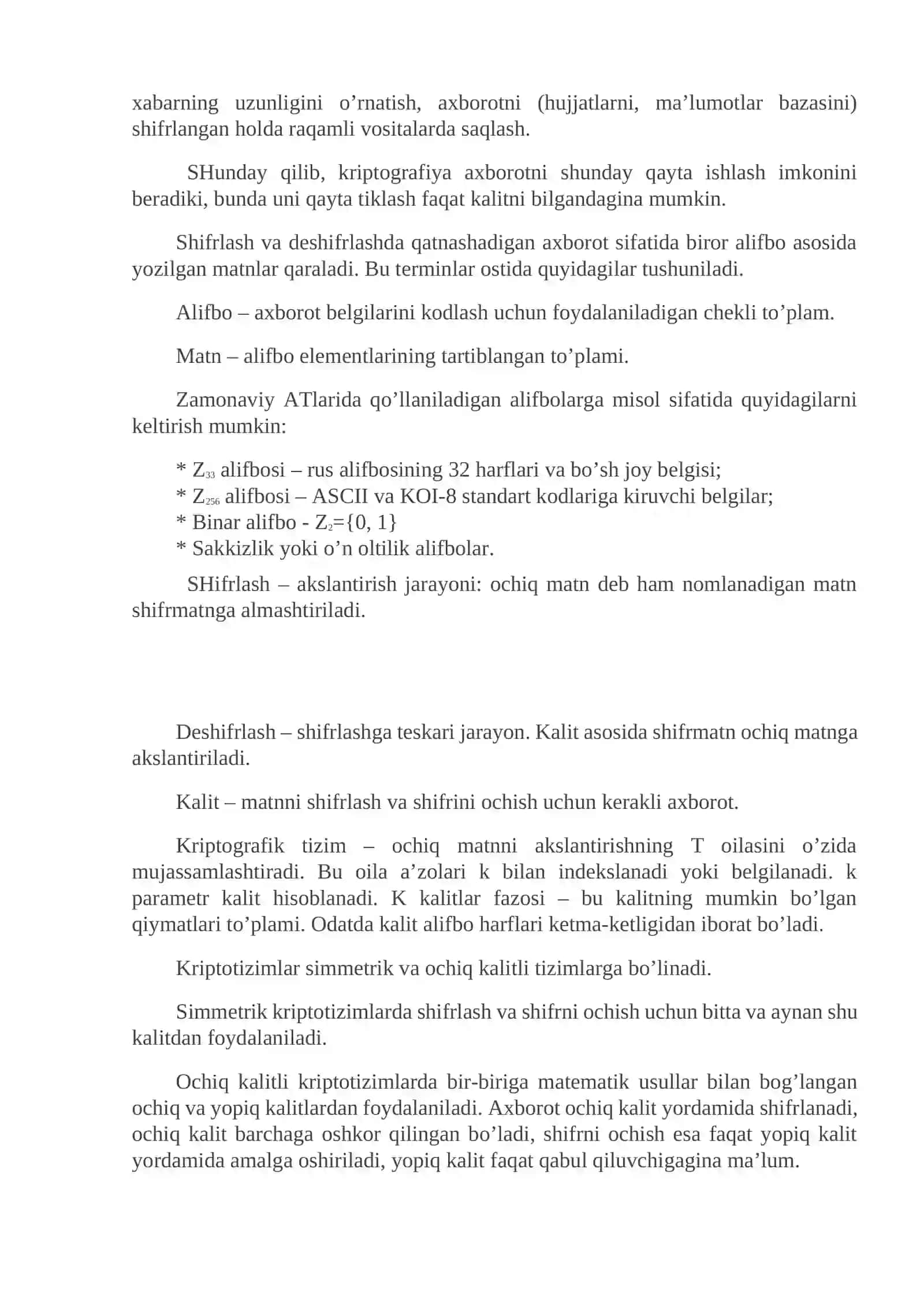 Kriptografik axborot xavfsizligi vositalari 4