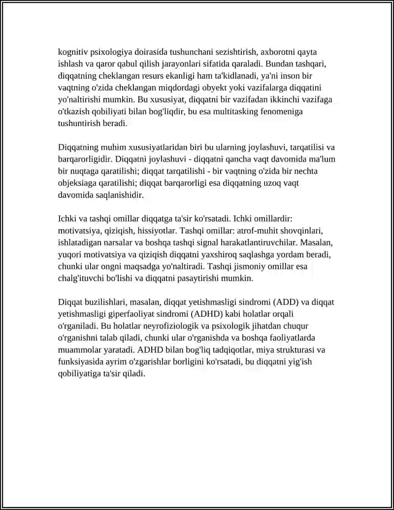 DIQQAT HAQIDA TUSHUNCHA VA UNING NEYRO FIZIOLOGIK ASOSLARI 4