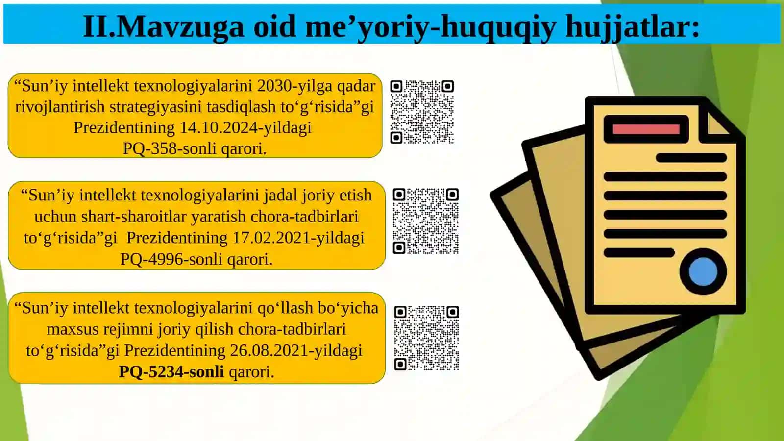 Sun’iy Intellekt Tashkilotchasini Shakllantirish 4