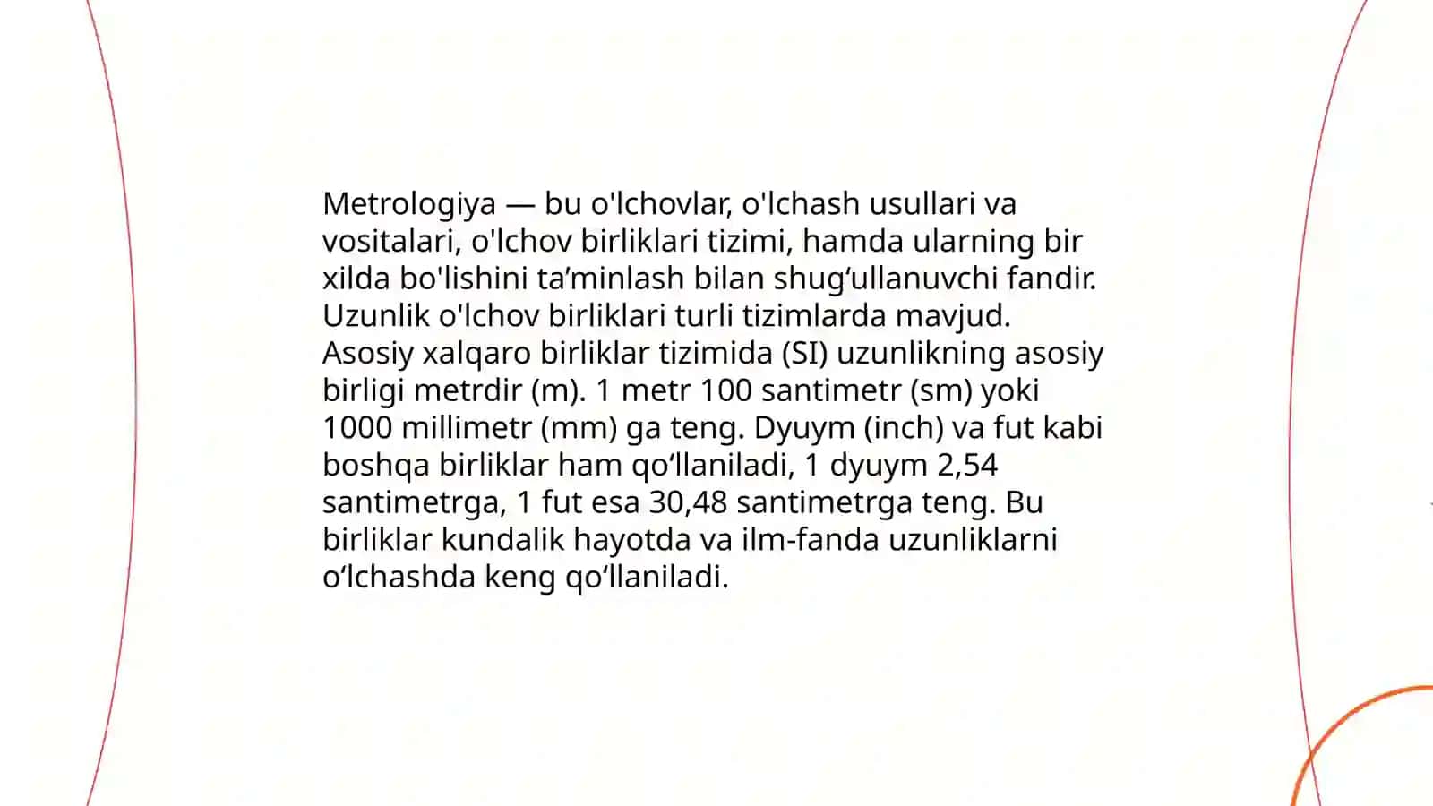 Uzunlik birliklari va ularning bogʻliqligini oʻrgatish metodikasi 4