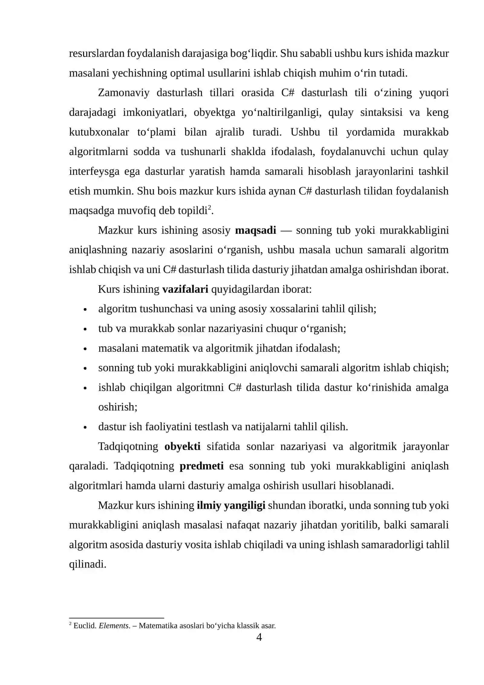 Algoritm va uning asosiy xossalari 4