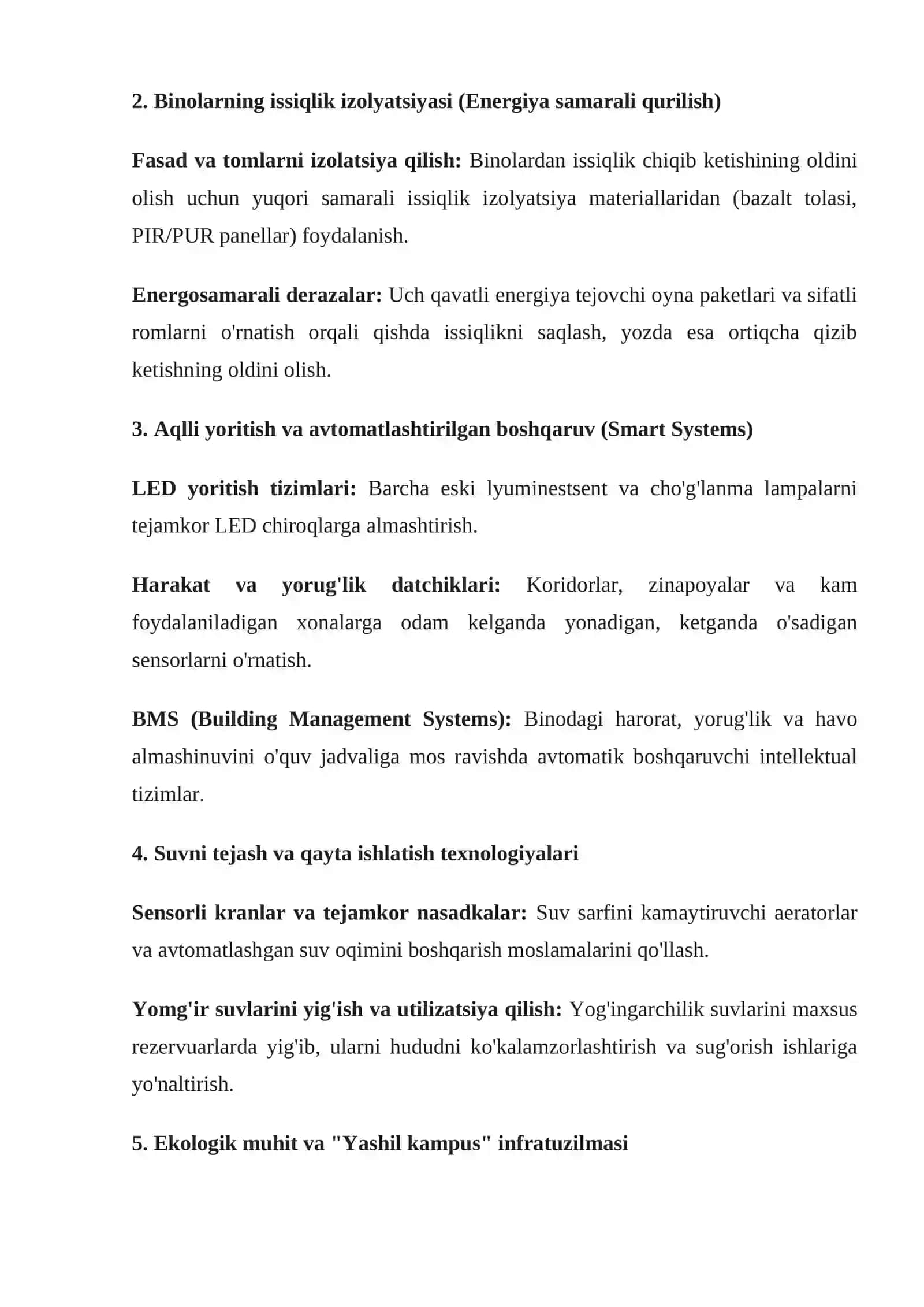 Ta'lim muassasalarida energosarflarni tejash: yashil texnologiyalarni joriy etish 4