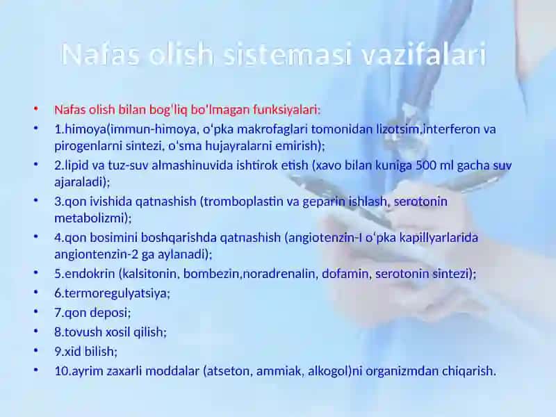 NAFAS TIZIMI 4