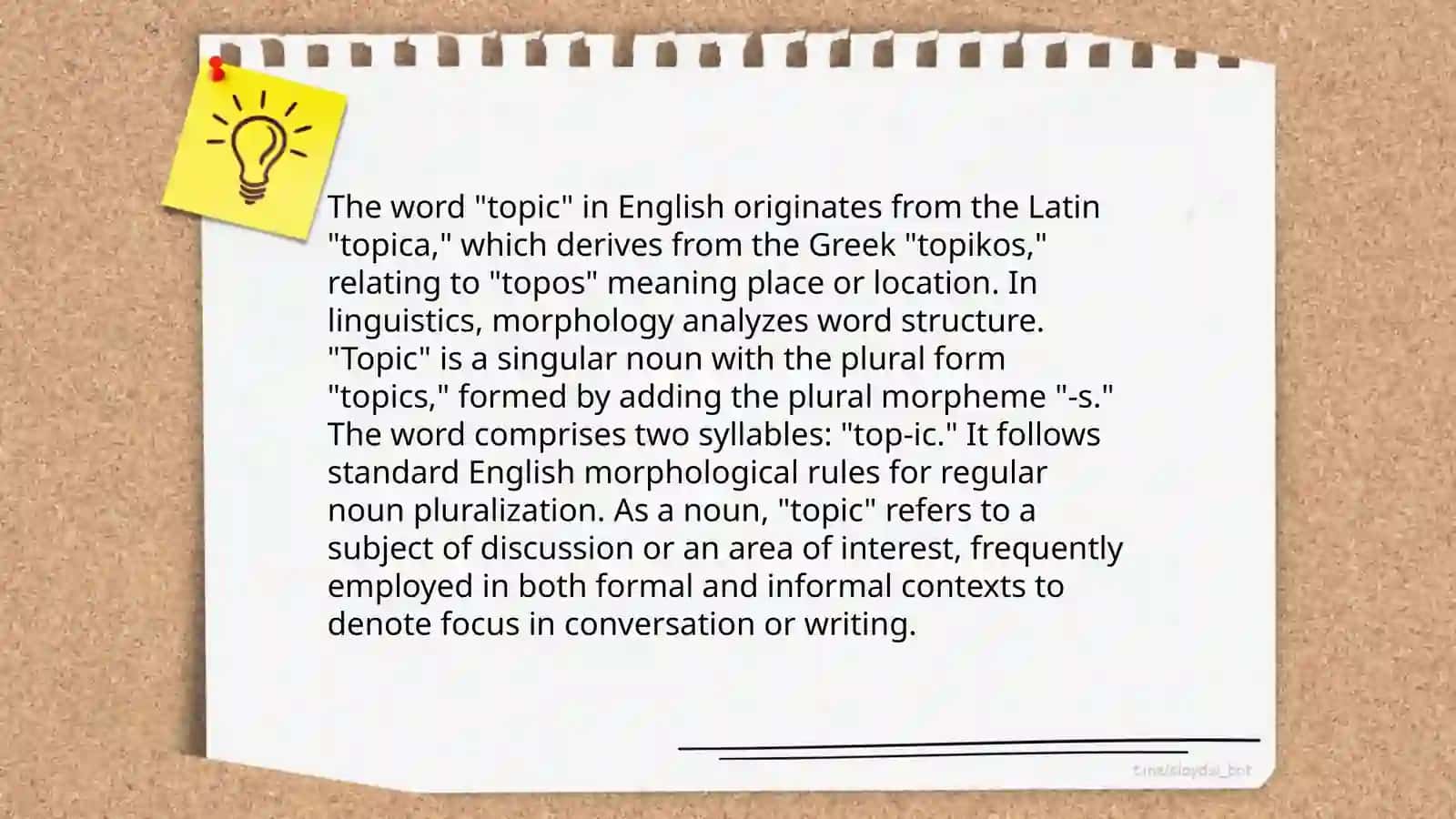 The structure of the word 4