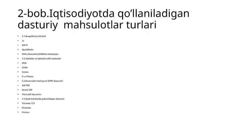 Dasturiy mahsulotlar 4