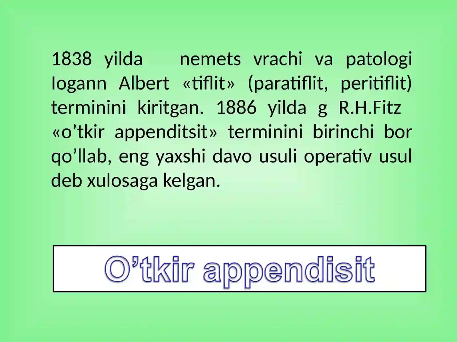 O’tkir appenditsit 4