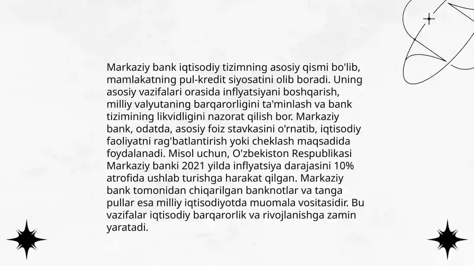 Ozarbayjon pul tizimi. Inflyatsiya multiplikatori Baltayeva Nigara 4