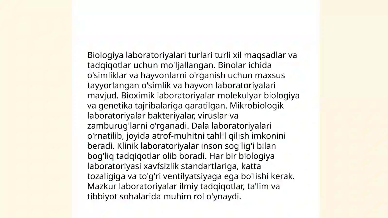 Kimyo laboratoriyasi turlari 4