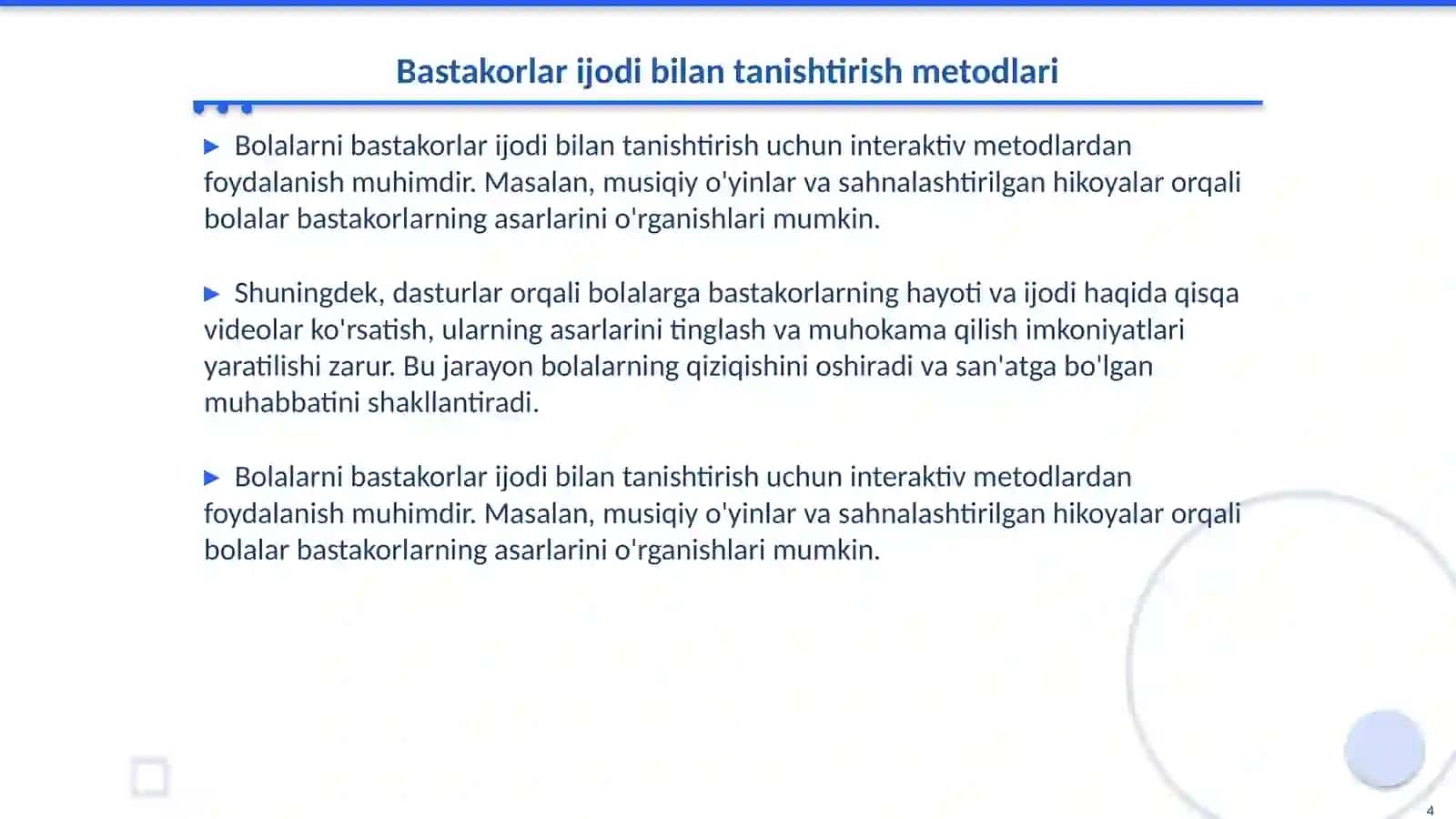 Bolalarni bastakorlar ijodi bilan tanishtirish 4