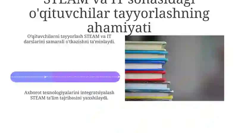 STEAM ta'lim texnologiyasi va loyihalashtirishida axborot texnologiyalaridan foydalanish 4