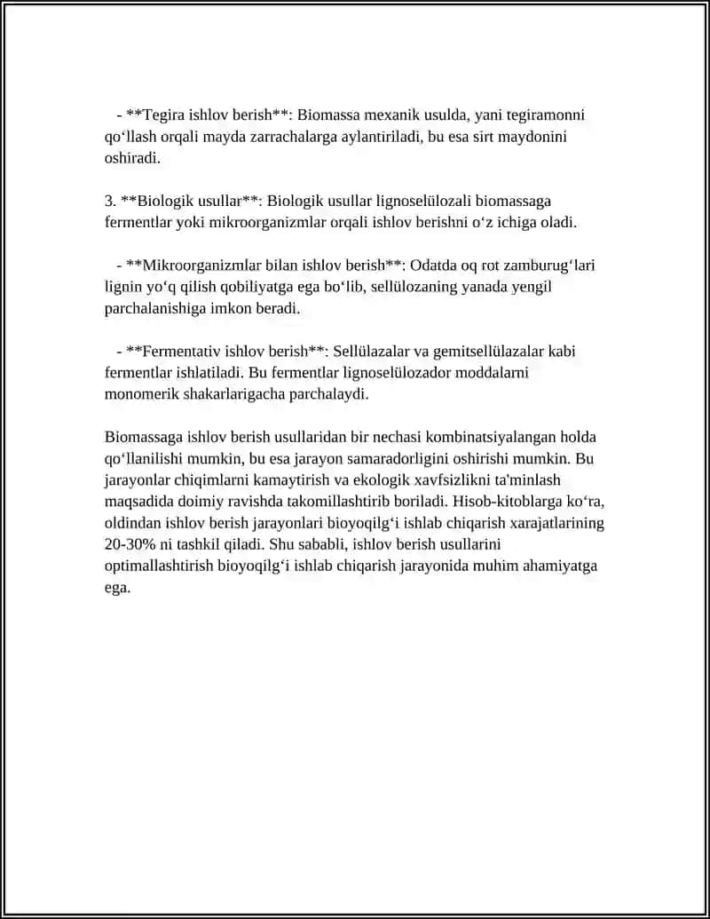 BIOTEXNOLOGIK YONDASHUVDA BIOYOQILGʻI OLISH 4