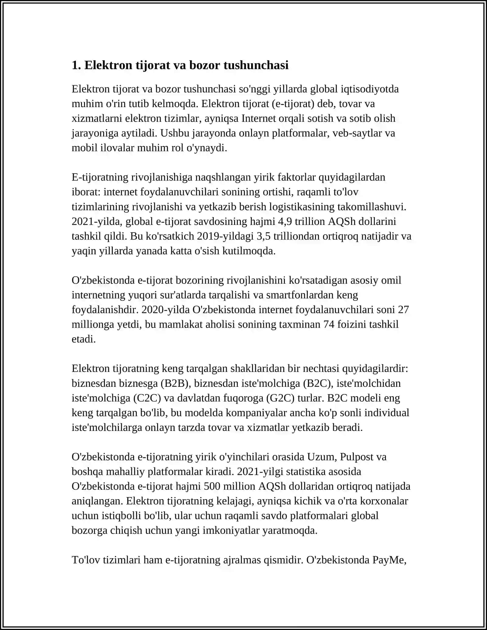 ELEKTRON BOZOR VA ELEKTRON TOVARLAR TUSHUNCHASI 4