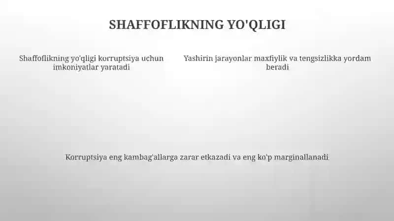 Maktabda Korrupsion Xolatlarga Olib Boruvchi Omillarni Barbara Etish 4