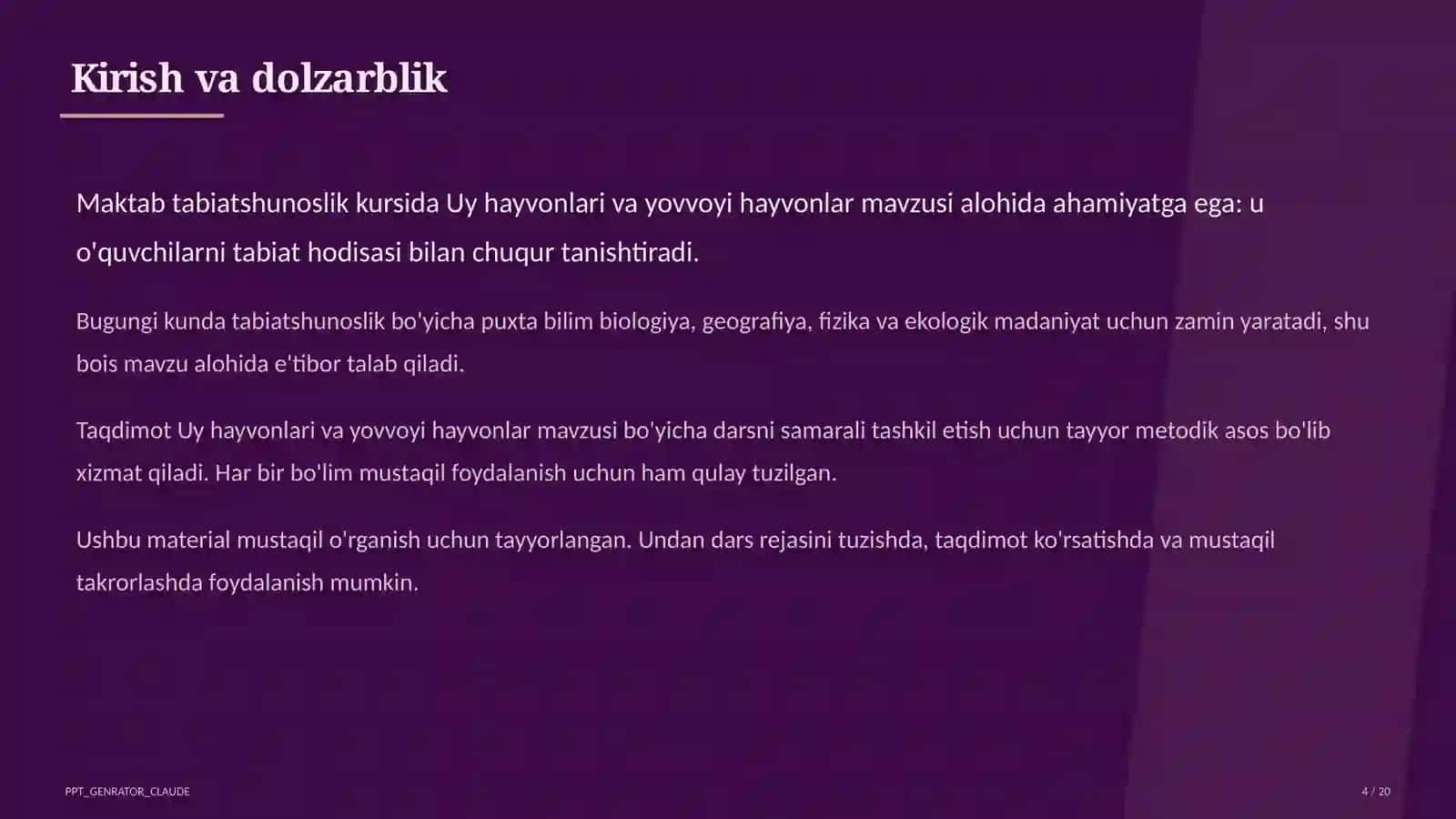 uy hayvonlari va yovvoyi hayvonlar 1 sinf 818 4