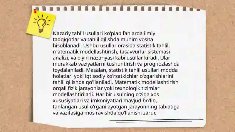 Fizikada tadqiqod metodlari 4