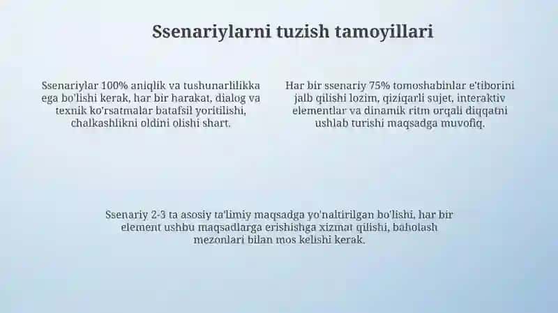 O'quvdan tashqari mashg'ulotlar ssenariylari 4