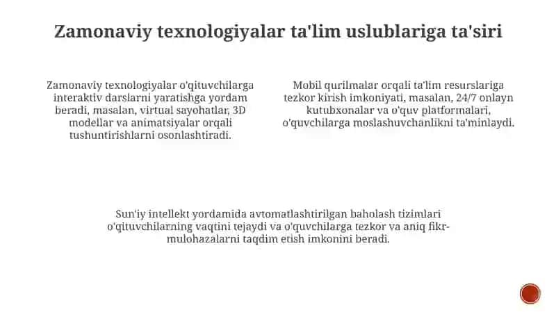 Innovatsion texnologiyalar ta'lim sifatini oshirish 4