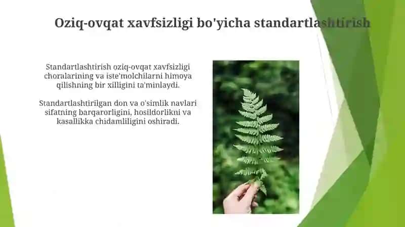 Gʻalla va oʻsimliklarni sitandartlashtirish 4