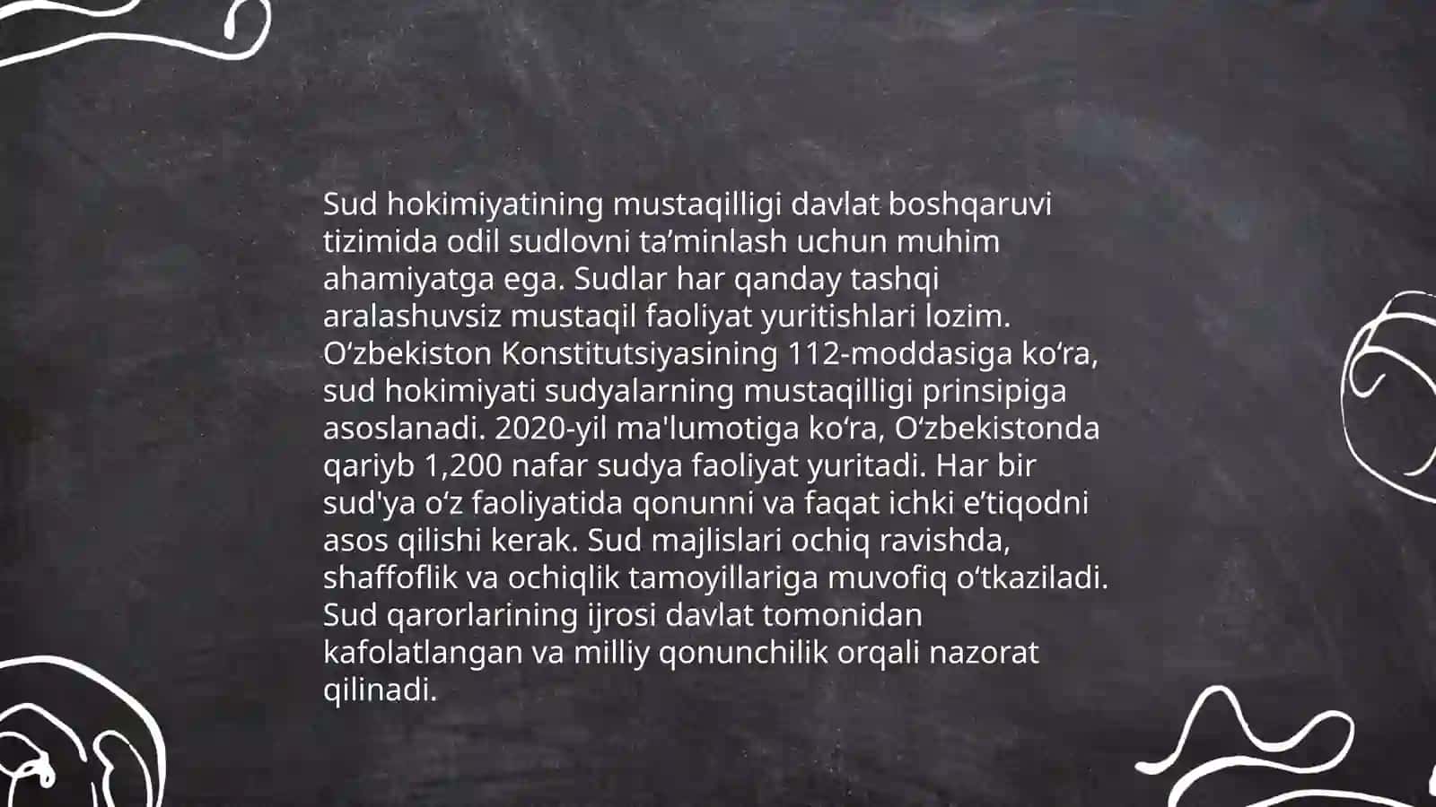 Sud hokimiyatı va odil sudlov tushunchasi 4