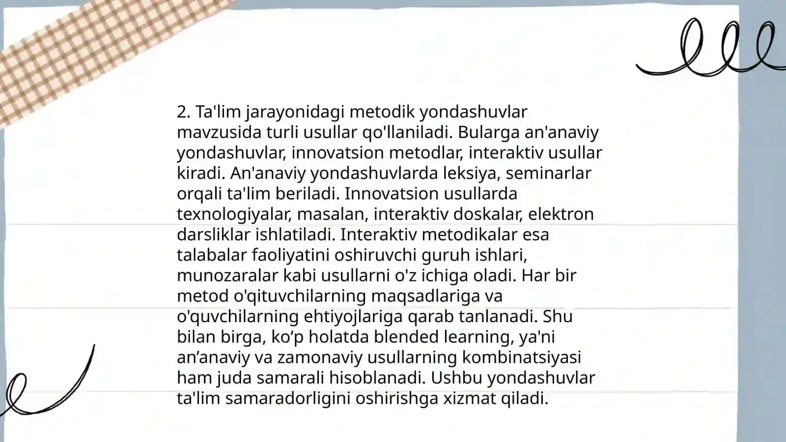Ta'lim qonuniyatlari 4