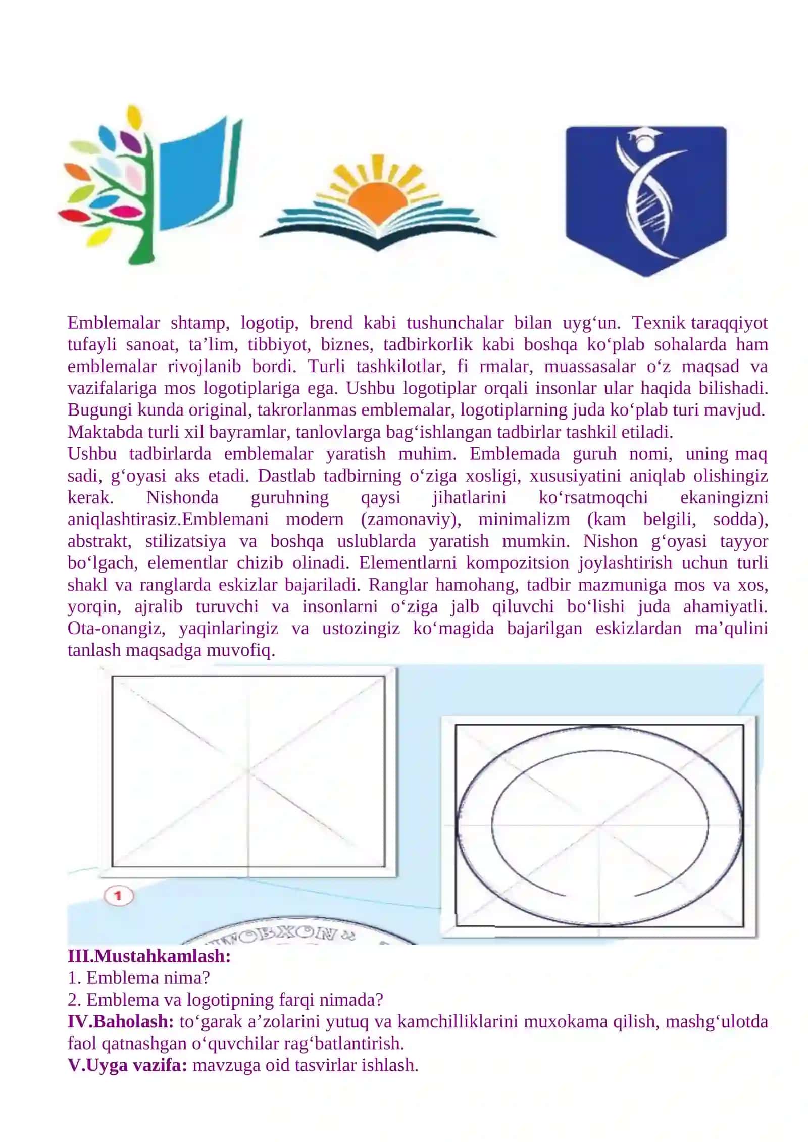 Tasviriy san’at fani dars ishlanmalari 4