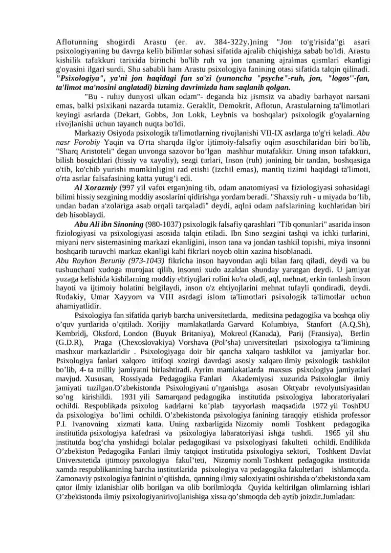 UMUMIY PSIXOLOGIYA FANINING PREDMETI VA TARIXI 4