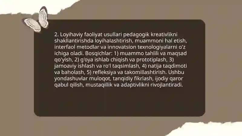 Bo'lajak pedagoglarda kreativlik sifatlarini rivojlantirish yo‘llari 4