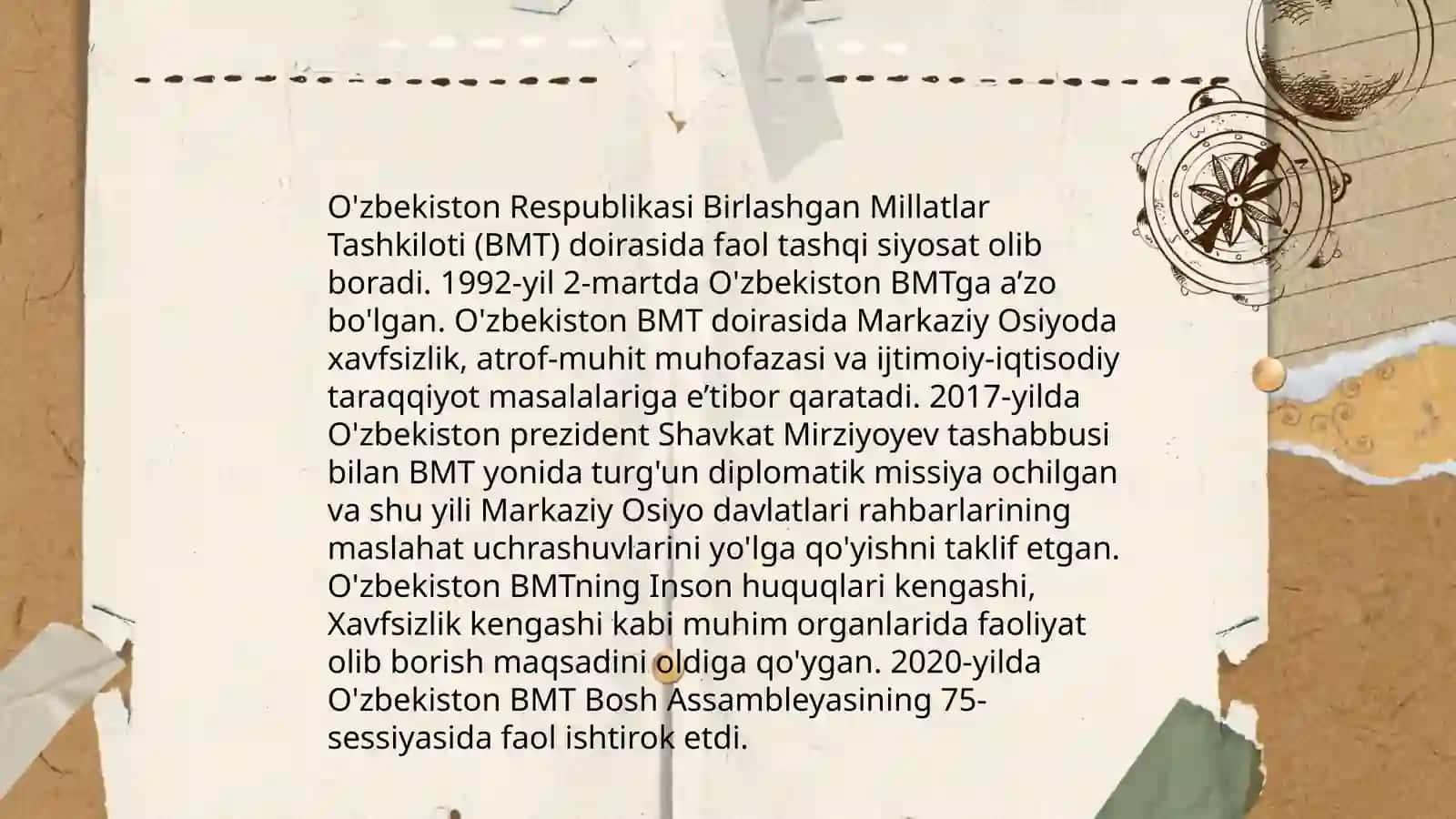 O'zbekiston va BMT 4