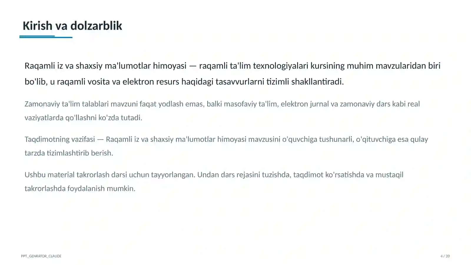 Raqamli iz va shaxsiy ma'lumotlar himoyasi 4