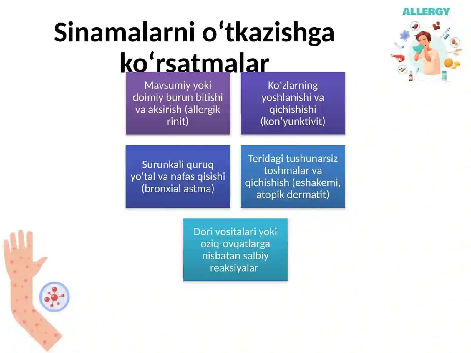 Allergologik sinamalar(testlar) 4