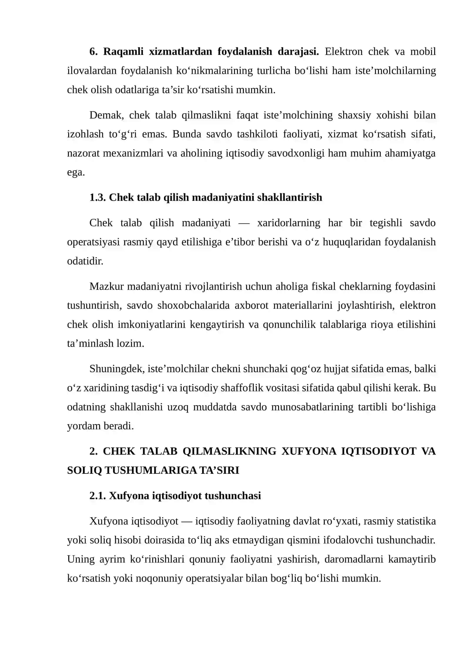 ISTE’MOLCHILARNING CHEK TALAB QILMASLIK ODATLARI VA UNING XUFYONA AYLANMAGA TA’SIRINI STATISTIK O‘RGANISH 4