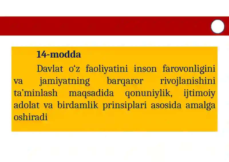 MAVZU: YANGIO’ZBEKISTONDAXALQCHILVAINSONPARVARDAVLATQURISHNINGIJTIMOIY–SIYOSIYDAVLATQURISHNING AHAMIYATI 4