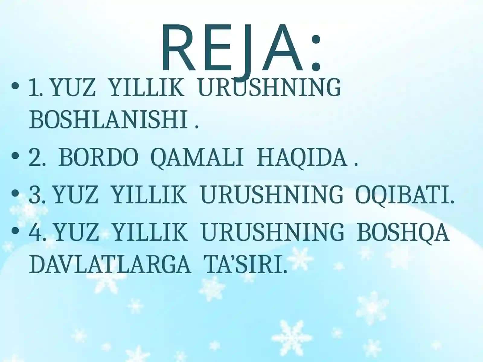 Yuz Yillik Urush va uning Oqibatlari 4
