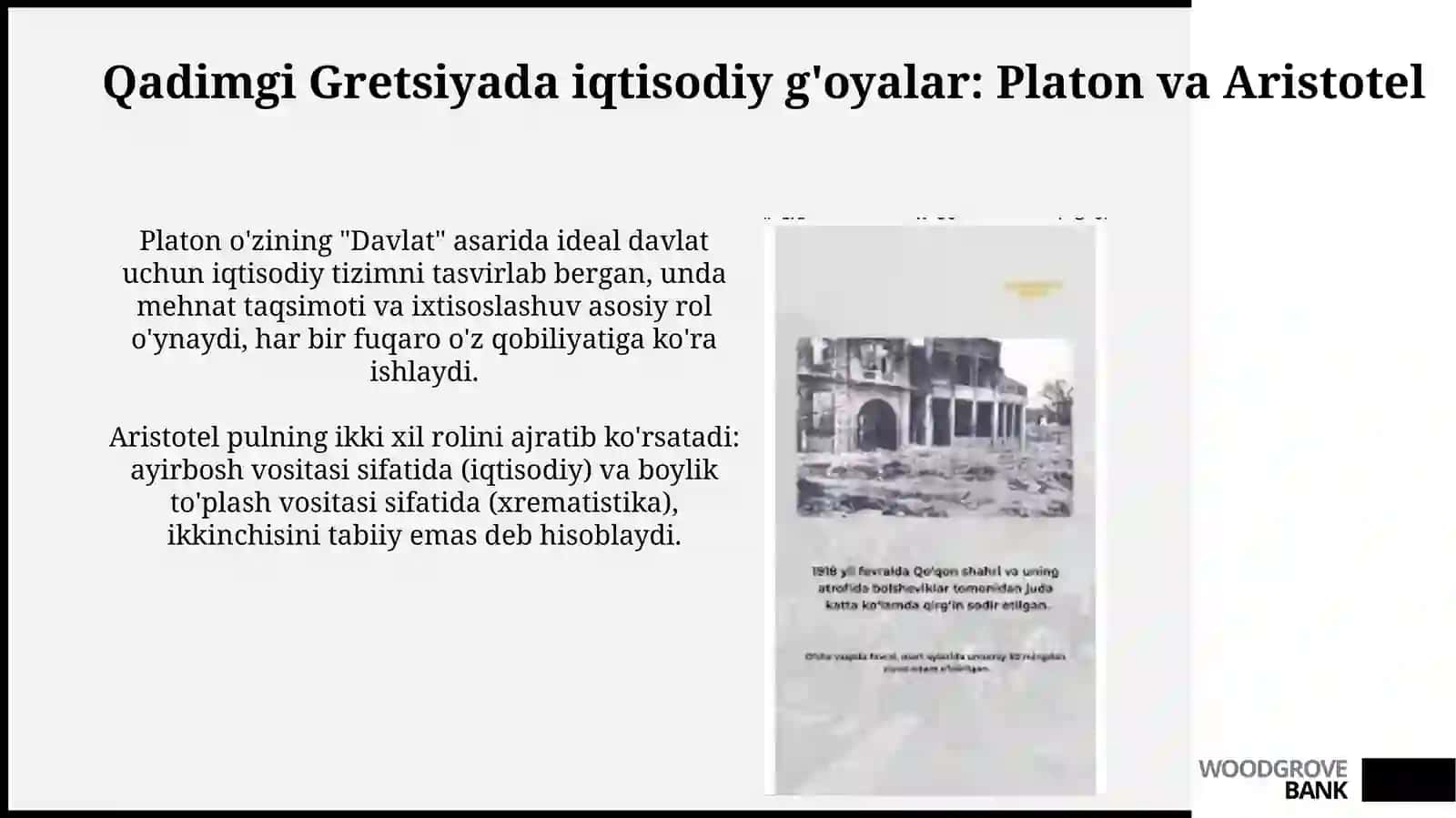 Qadimgi dunyo Iqtisoddiy goyalari 4