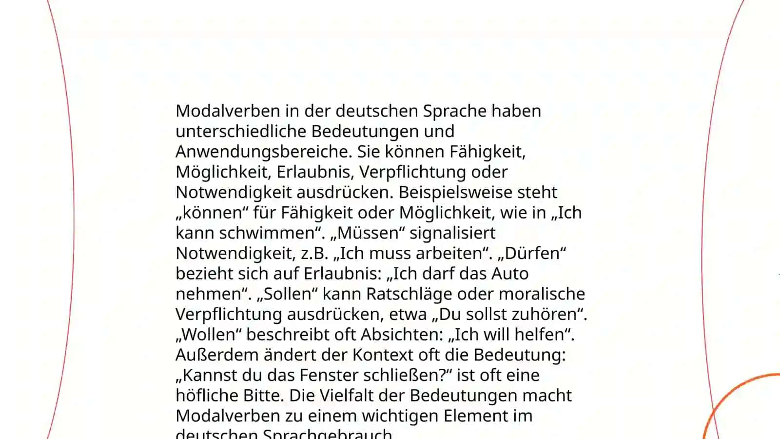 Modal verben 4