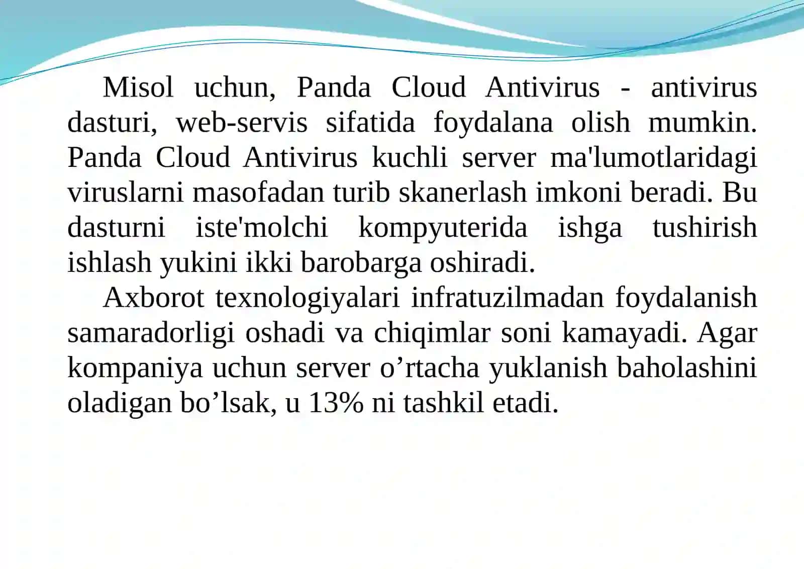 Ma’lumotlar va bulutdagi ma’lumotlar bazasini tarmoqda saqlash 4