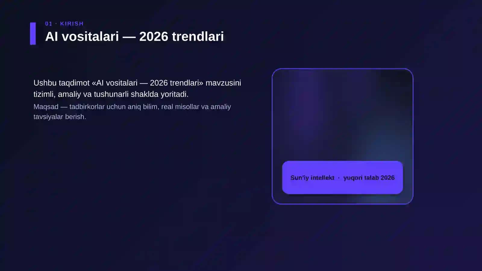 AI vositalari — 2026 trendlari 4