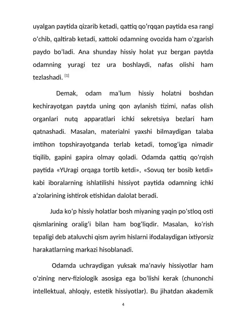 Tuyg‘ularning psixofiziolokik nazaryalari 4