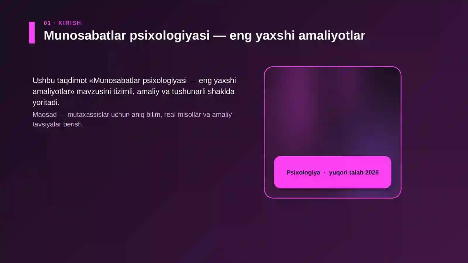 Munosabatlar psixologiyasi — eng yaxshi amaliyotlar 4