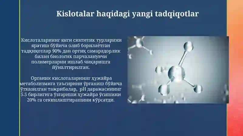 Tabiiy va sintetik kislotalar 4