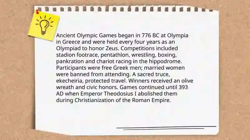 The olympie games 4
