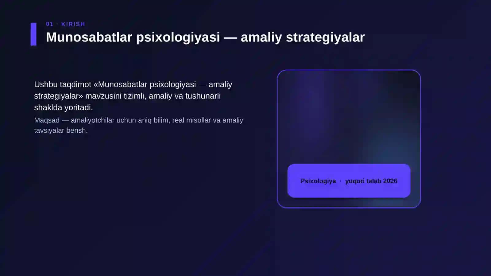 Munosabatlar psixologiyasi — amaliy strategiyalar 4