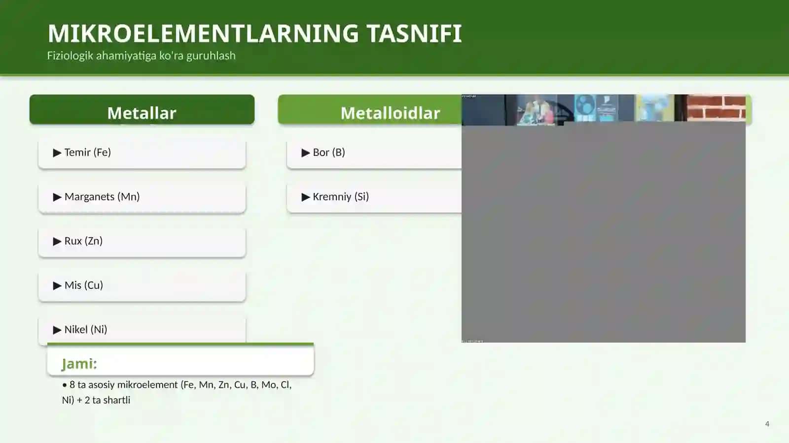 Mikroelementlar va ularning fizsiologik ahamiyati 4