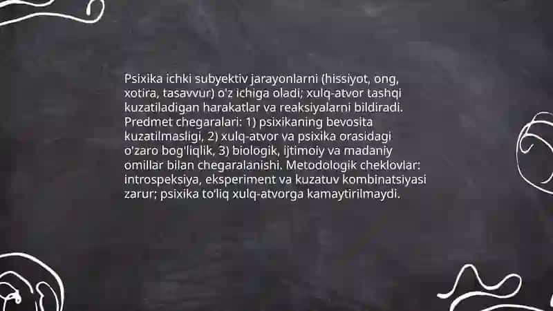 Umumiy psixologiya fanining predmeti va tarixi 4